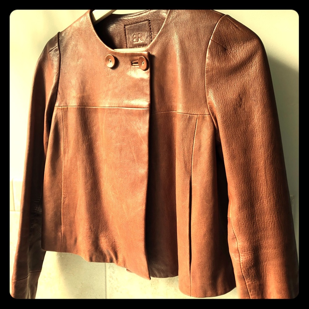 Banana Republic Genuine Leather Jacket XSP